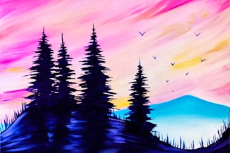 Paint Nite: Purple Pines